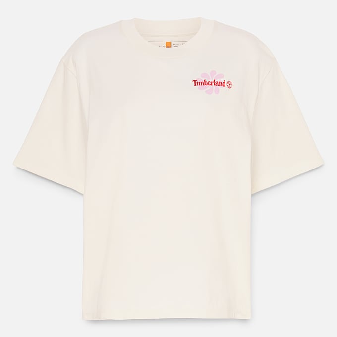 KurzarmTShirt mit Grafik fr Damen in Wei TBL Wei HERO