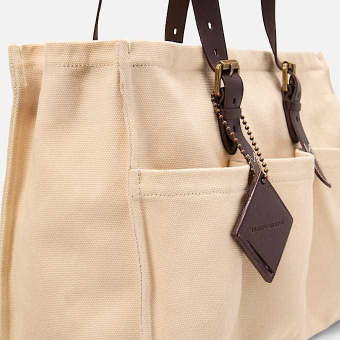 Handgefertigte Heritage Tool Tragetasche fr Damen in Beige TBL Beige ALT3