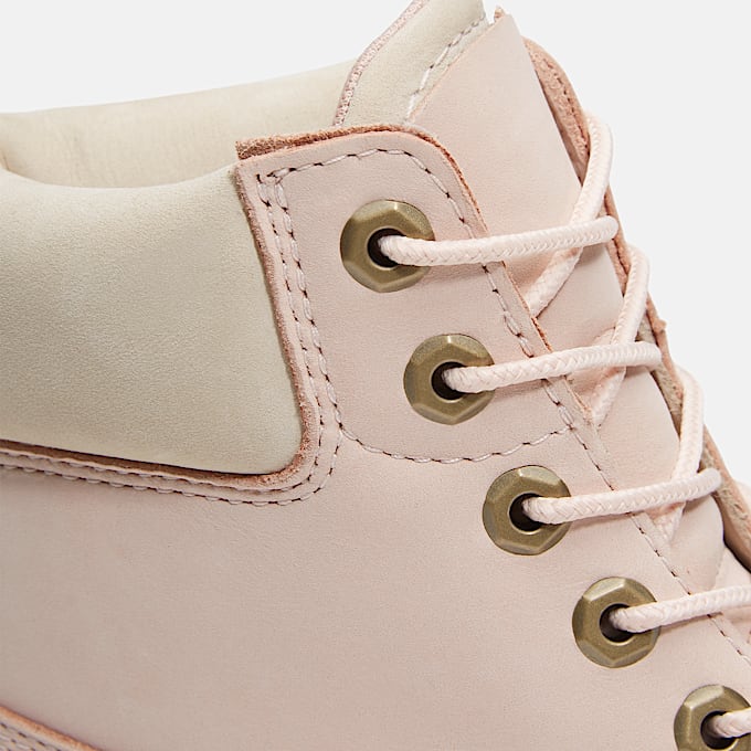 Wasserdichter Timberland Premium 6InchBoot fr Damen in HellpinkBeige TBL Pink ALT7