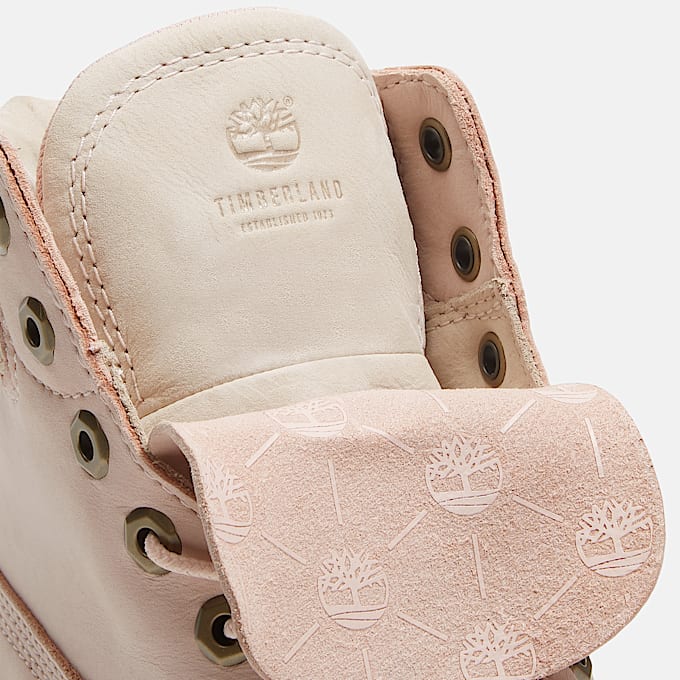 Wasserdichter Timberland Premium 6InchBoot fr Damen in HellpinkBeige TBL Pink ALT8