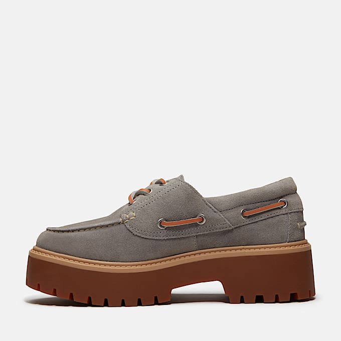 Stone Street Bootsschuh mit Plateausohle fr Damen in Grau TBL Grau ALT7