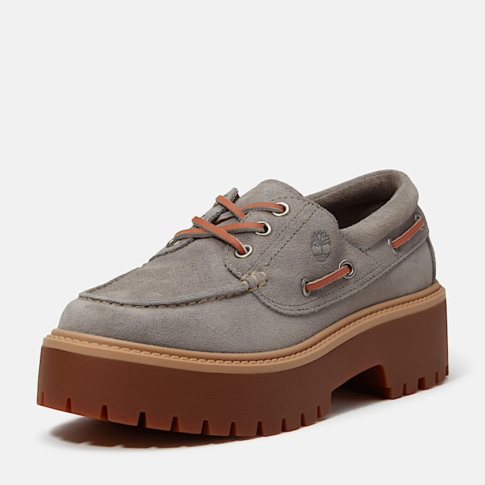 Stone Street Bootsschuh mit Plateausohle fr Damen in Grau TBL Grau ALT4