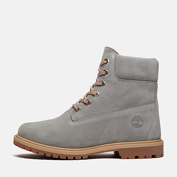 Timberland Premium 6Inch Boot fr Damen in Grau TBL Grau ALT7