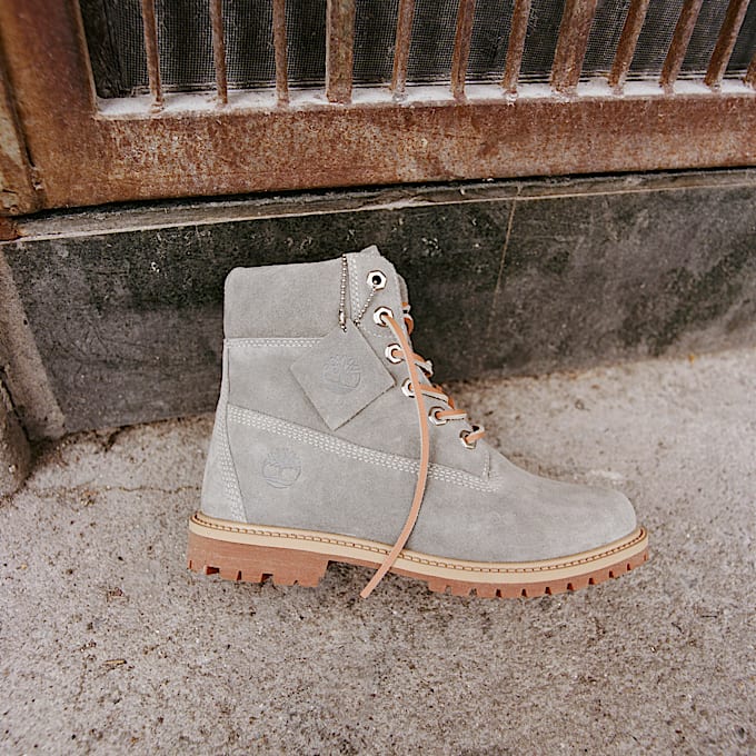 Timberland Premium 6Inch Boot fr Damen in Grau TBL Grau MKTG1
