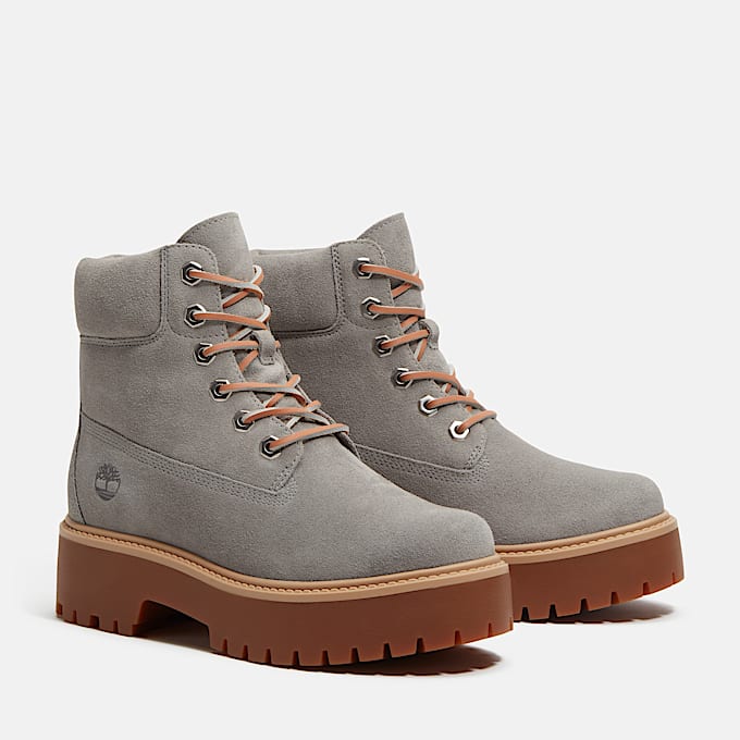 Stone Street 6Inch Boot mit Plateausohle fr Damen in Grau TBL Grau ALT6