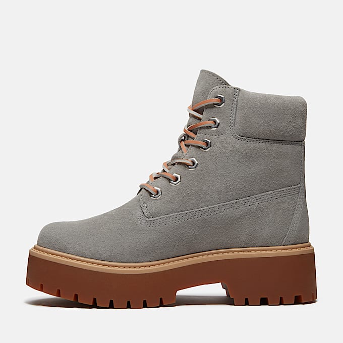 Stone Street 6Inch Boot mit Plateausohle fr Damen in Grau TBL Grau ALT7