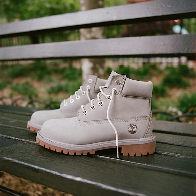 Wasserdichter Timberland Premium 6Inch Boot fr Kinder in Grau TBL Grau MKTG1