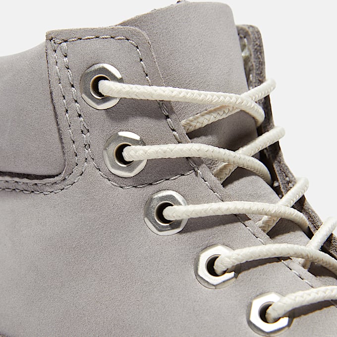 Wasserdichter Timberland Premium 6Inch Boot fr Kinder in Grau TBL Grau ALT5