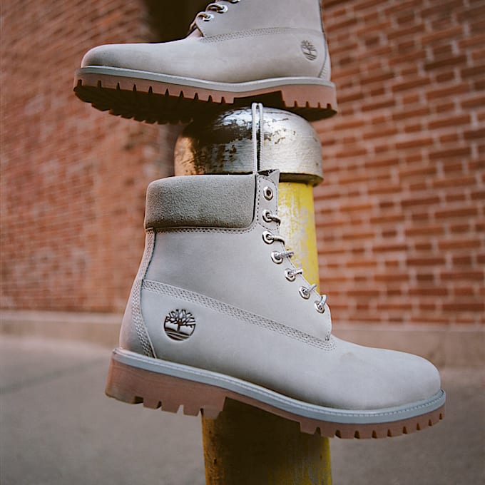 Wasserdichter Timberland Premium 6Inch Boot fr Kinder in Grau TBL Grau MKTG4