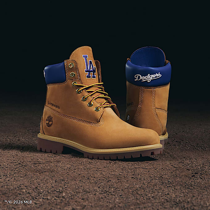Wasserdichter Timberland x New Era Dodgers 6Inch Boot fr Herren in GelbBlau TBL Gelb MKTG1