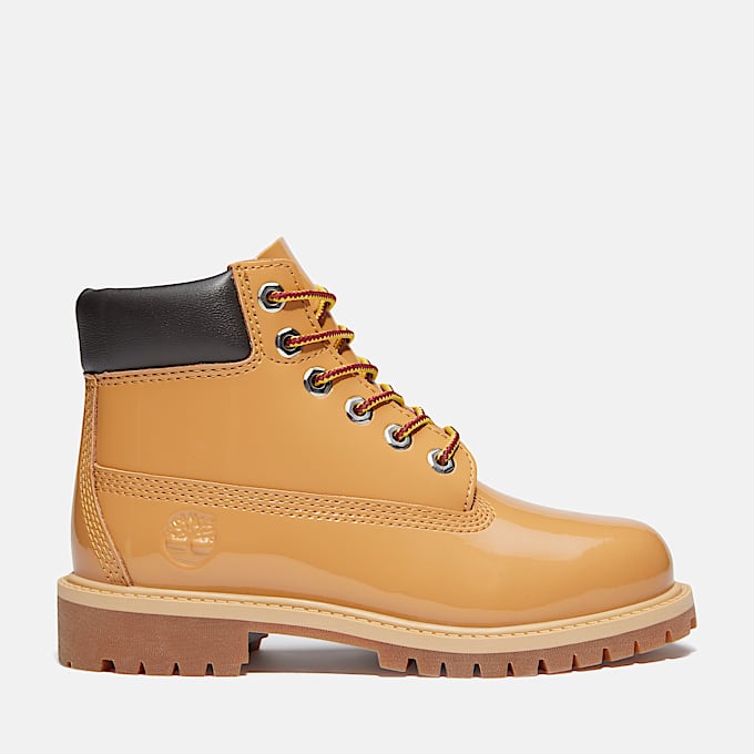 Wasserdichter Timberland Premium 6InchBoot fr Jugendliche in Hellbraun TBL Braun HERO
