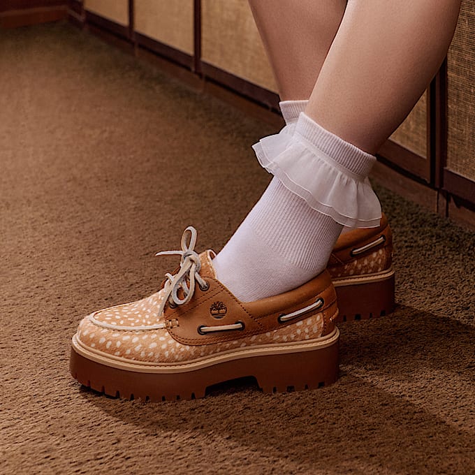 Stone Street Bootsschuh mit Plateausohle fr Damen in BraunBeige TBL Braun MKTG4
