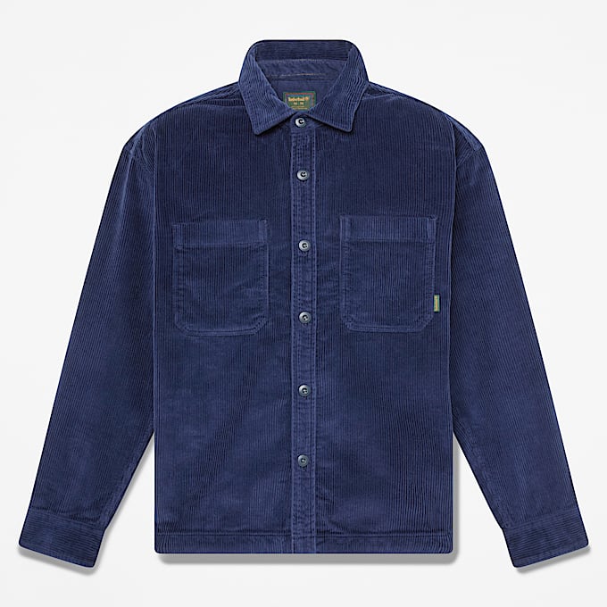 Hemdjacke aus Cord fr Herren in Dunkelblau TBL Blau HERO