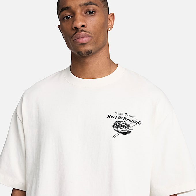 TShirt mit RindfleischundBrokkoliGrafik fr Herren in Wei TBL Wei ALT3