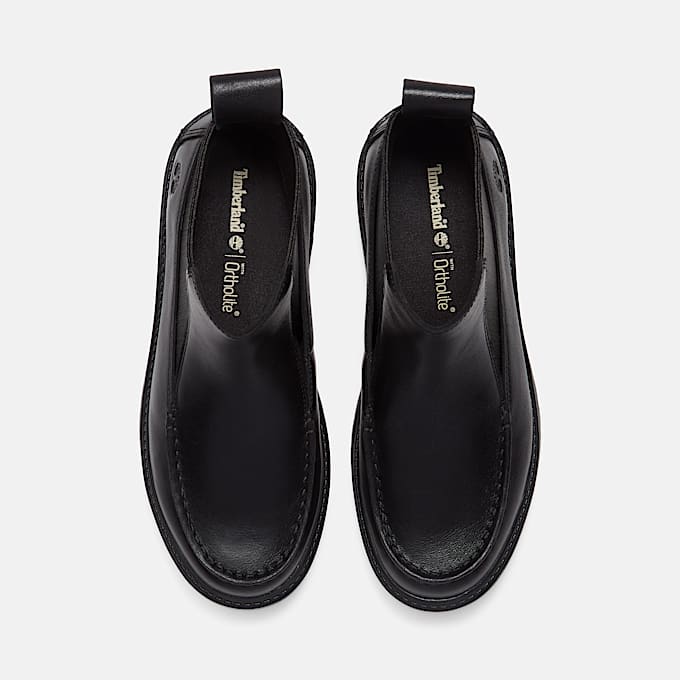 Stone Street Chelsea Boot mit Plateausohle fr Damen in Schwarz TBL Schwarz ALT2