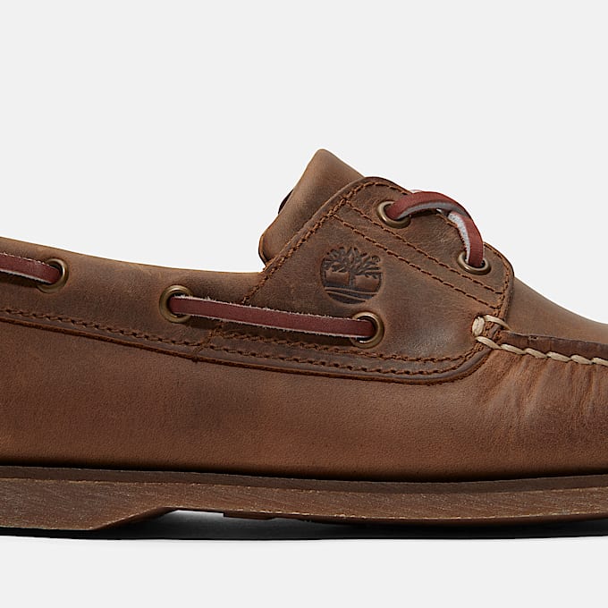 Classic Boat Shoe for Men in Dark Brown