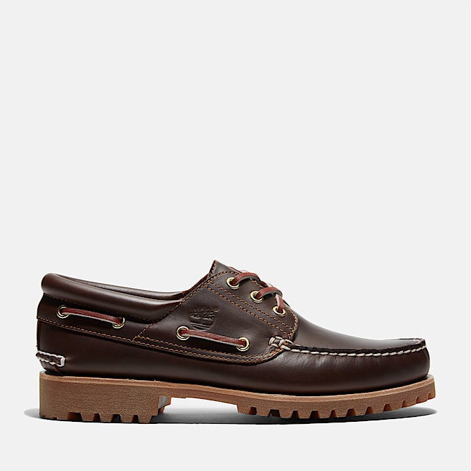 Handgenähter Timberland® Authentic 3-Eye Lug Bootsschuh für Herren in Braun - 1