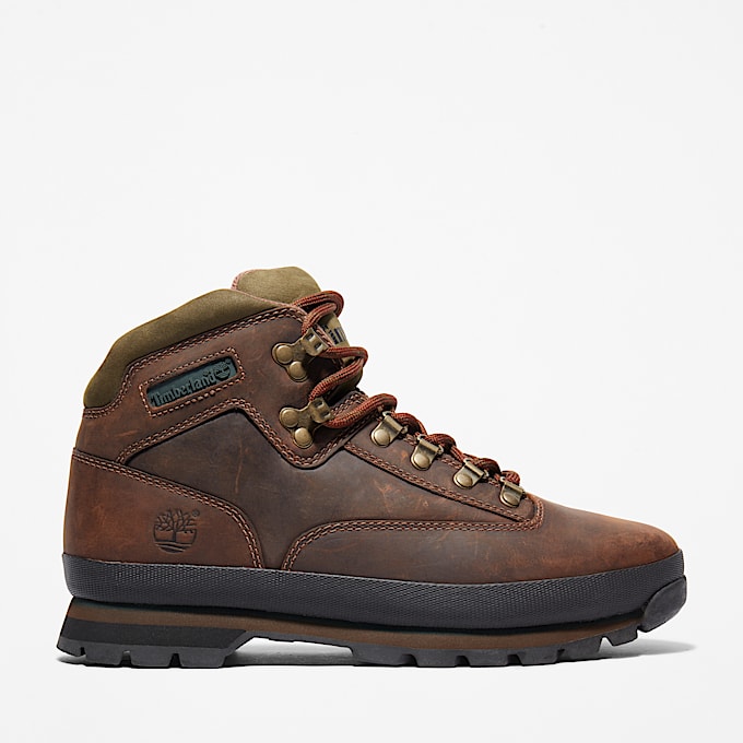 Euro Hiker Leather Boot for Men in Brown - 1