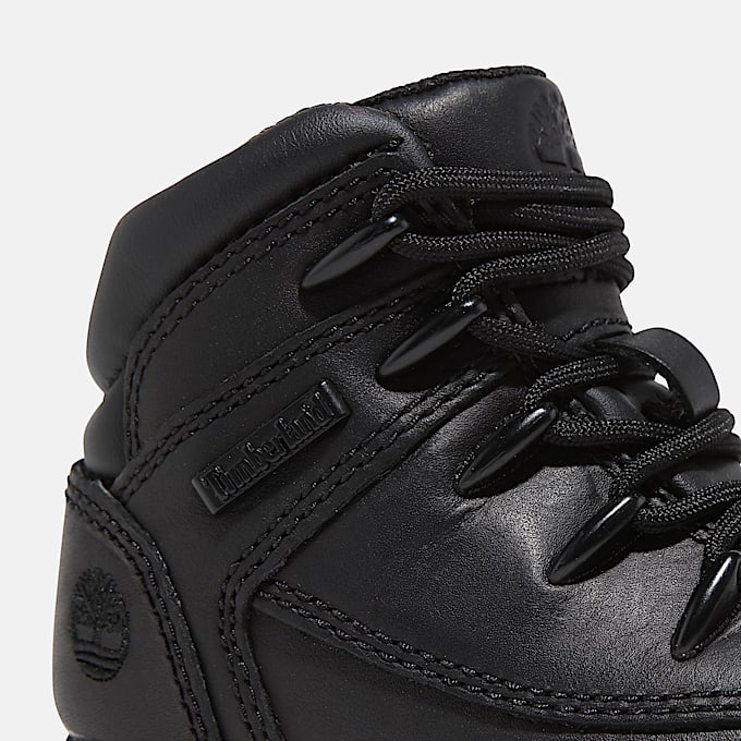 Euro Sprint Mid Lace-Up Boot for Toddler in Black