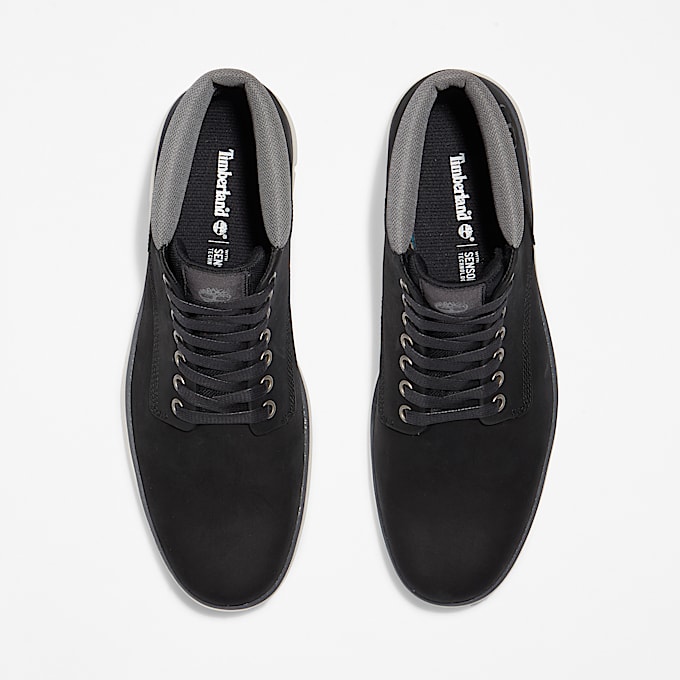 Bradstreet Lace-Up Trainer for Men in Black