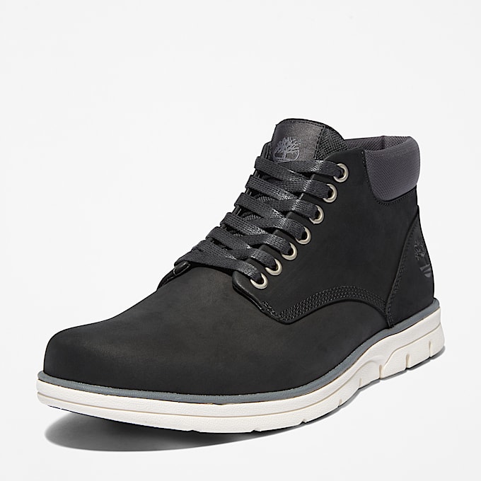 Bradstreet Lace-Up Trainer for Men in Black