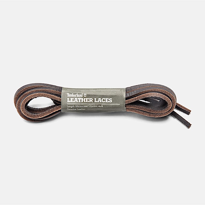 44" Flat Rawhide Replacement Laces in Brown - 1