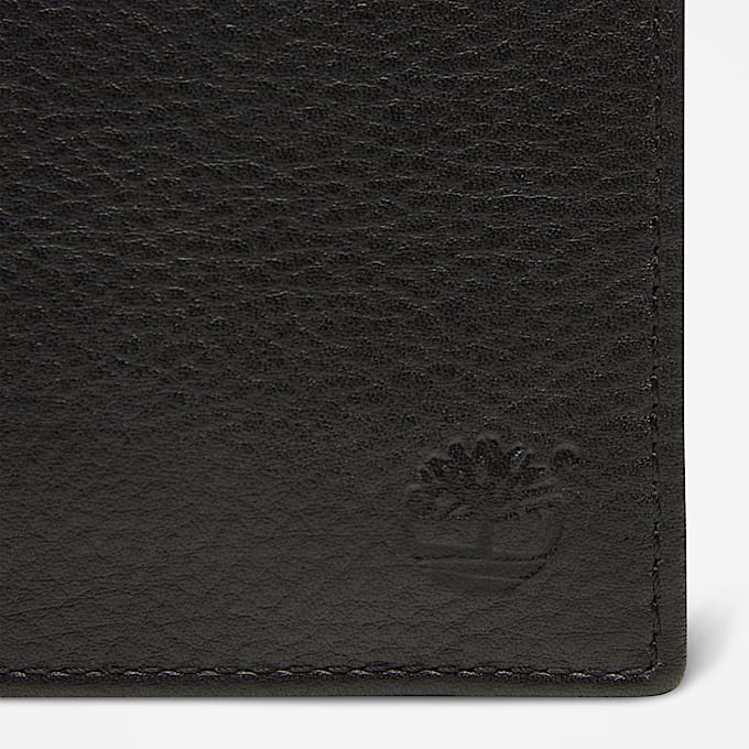 Portafoglio Bifold in Pelle con Portamonete Kennebunk da Uomo in colore nero
