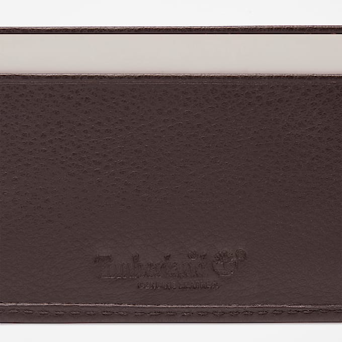 Faltbare Kennebunk Brieftasche mit Münzfach für Herren in Dunkelbraun
