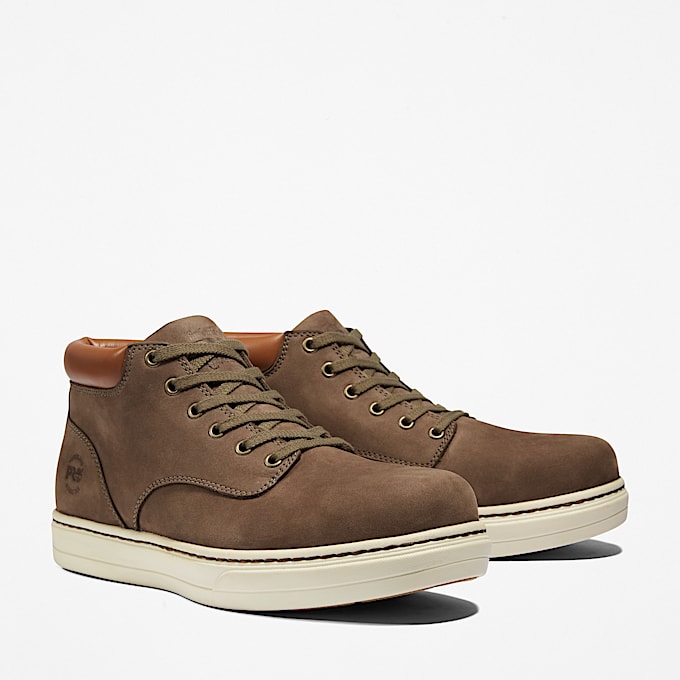 Bottines chukkas professionnelles à embout en acier Disruptor Timberland PRO® pour homme en marron