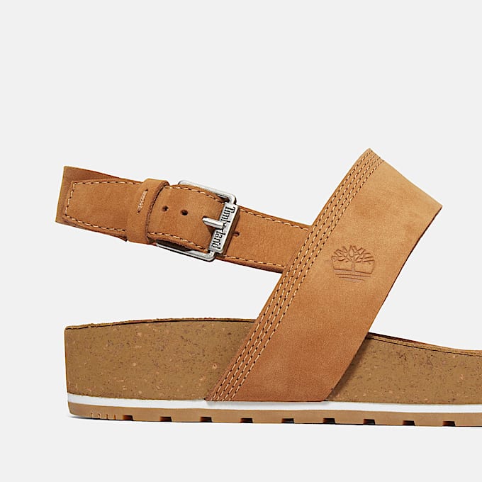 Malibu Waves Sandale mit Fersenriemen für Damen in Braun