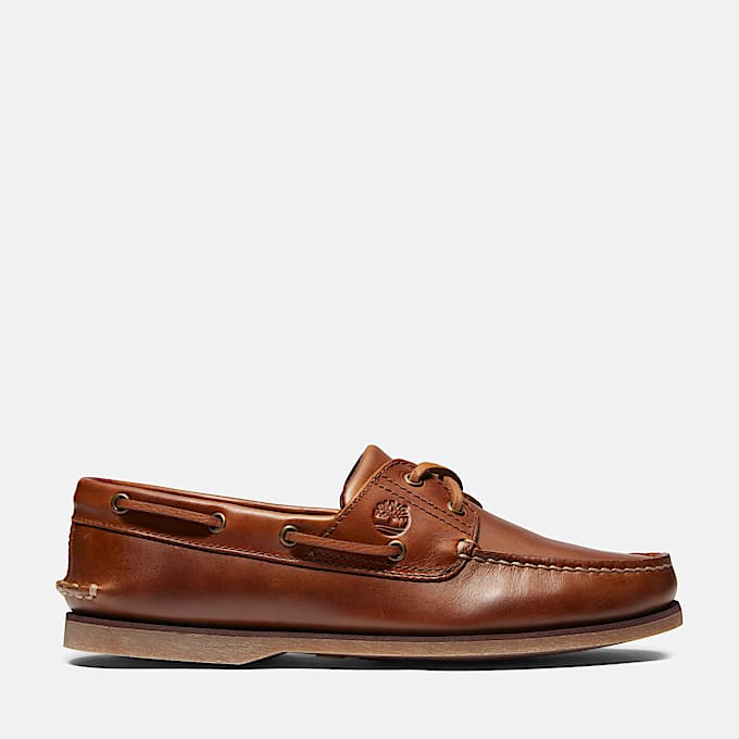 Klassischer Bootsschuh für Herren in Braun - 1