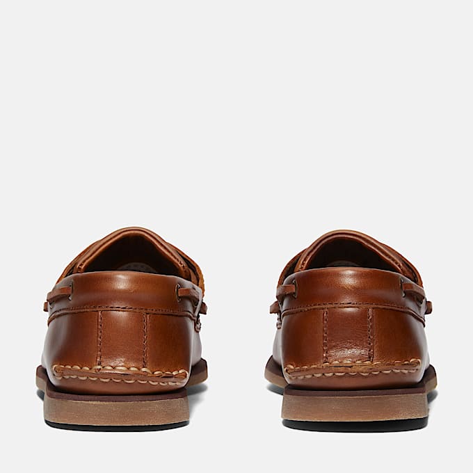 Klassischer Bootsschuh für Herren in Braun