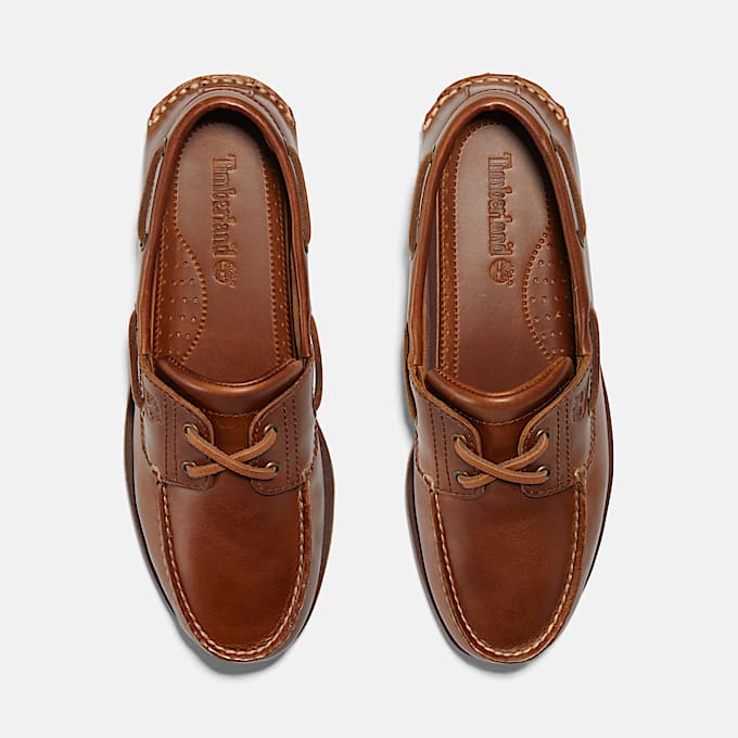 Klassischer Bootsschuh für Herren in Braun