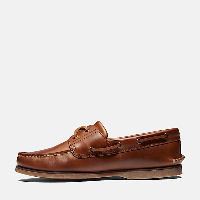 Klassischer Bootsschuh für Herren in Braun