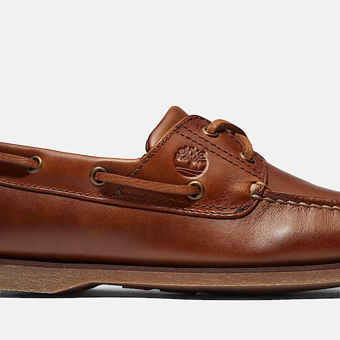 Klassischer Bootsschuh für Herren in Braun