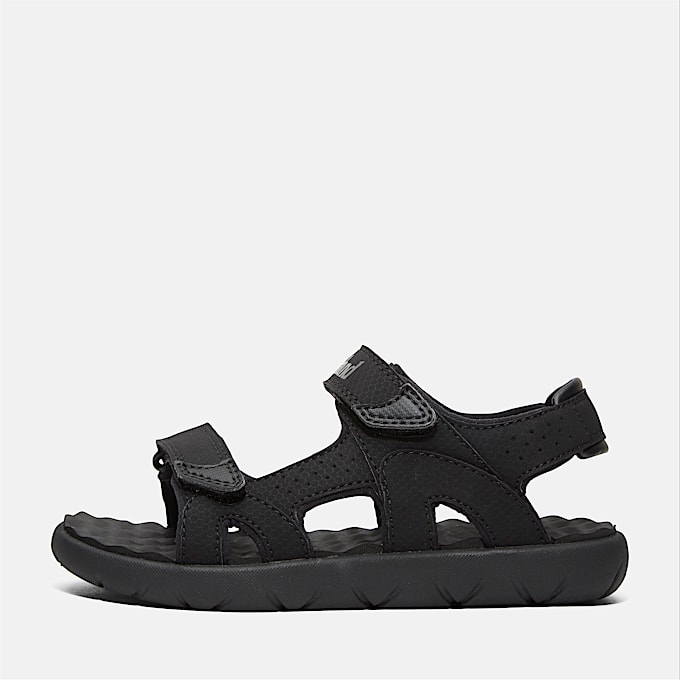 Perkins Row Backstrap Sandal for Youth in Black
