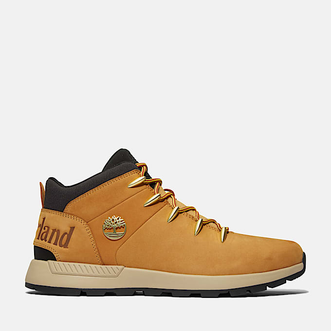 Sprint Trekker Mid-Top-Sneaker zum Schnüren für Herren in Gelb - 1