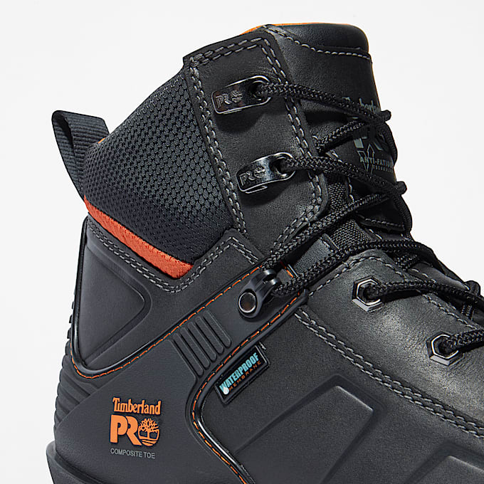 6-inch Boot de travail imperméable à embout en composite Timberland PRO® Hypercharge pour homme en noir