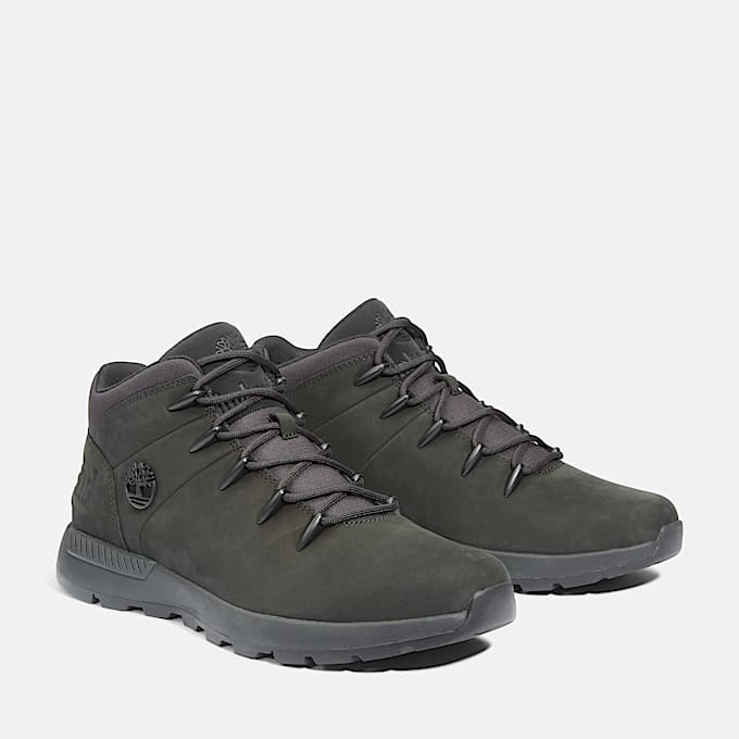 Sneaker Stringata Sprint Trekker Mid da Uomo in colore nero