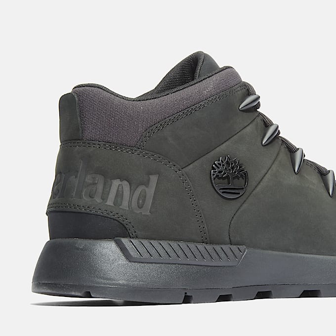 Sneaker Stringata Sprint Trekker Mid da Uomo in colore nero