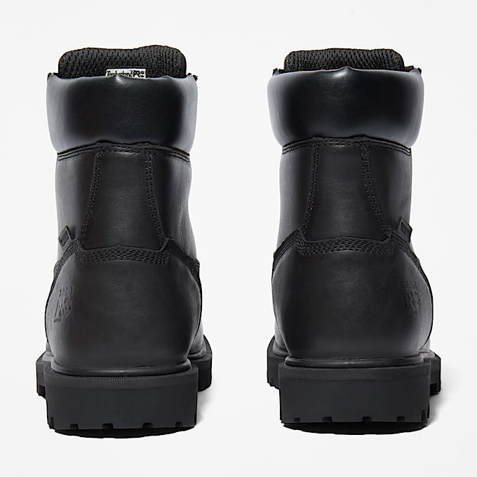 Timberland PRO® Iconic 6" Waterproof Alloy Toe Work Boot for Men in Black