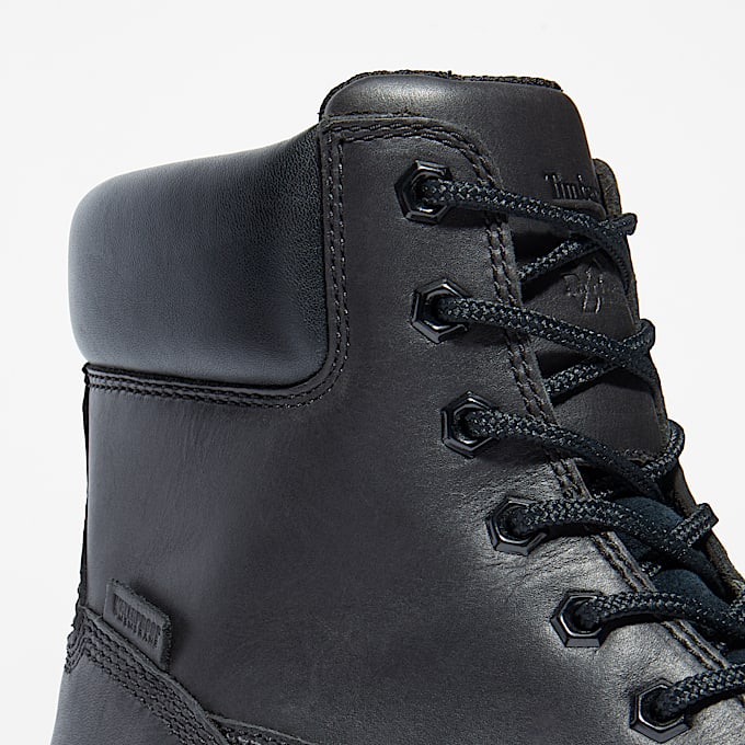 Timberland PRO® Iconic 6" Waterproof Alloy Toe Work Boot for Men in Black