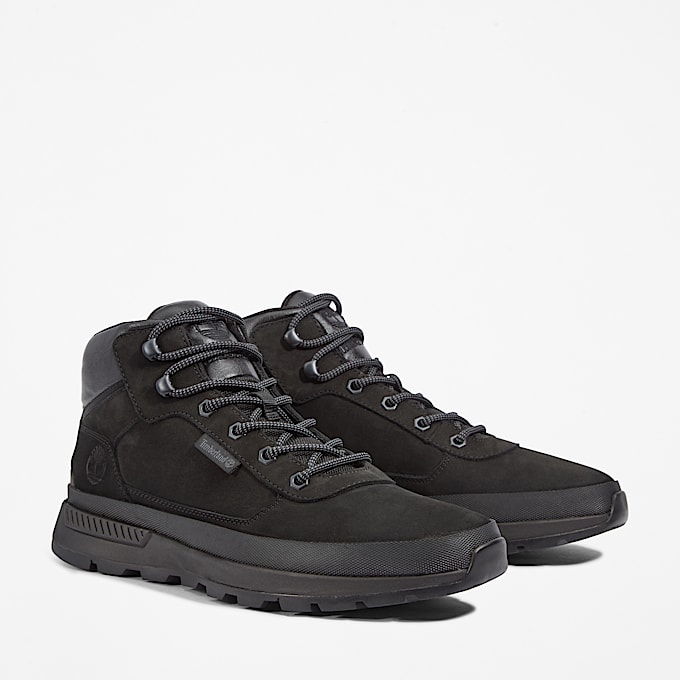 Baskets mi-hautes Field Trekker pour homme en Noir