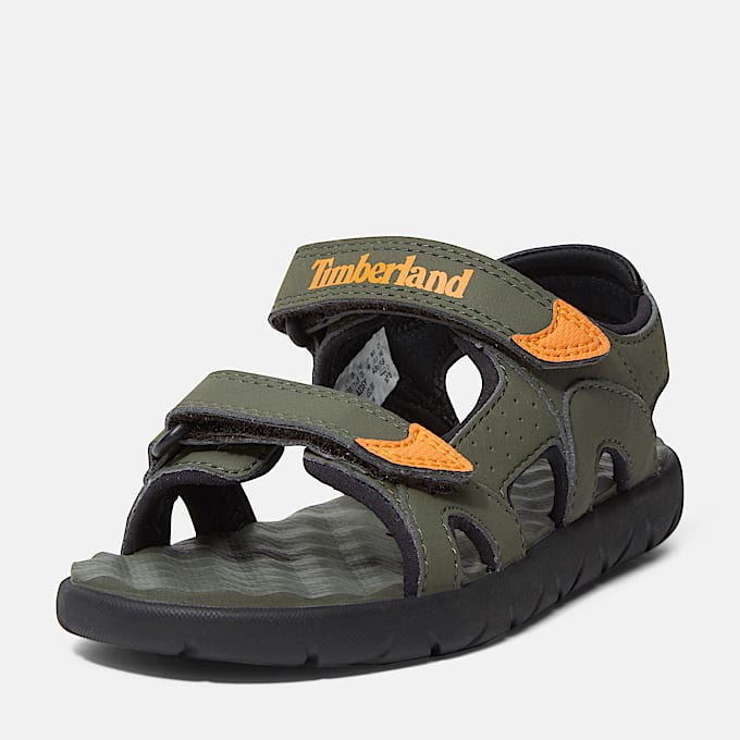 Perkins Row Backstrap Sandal for Youth in Green