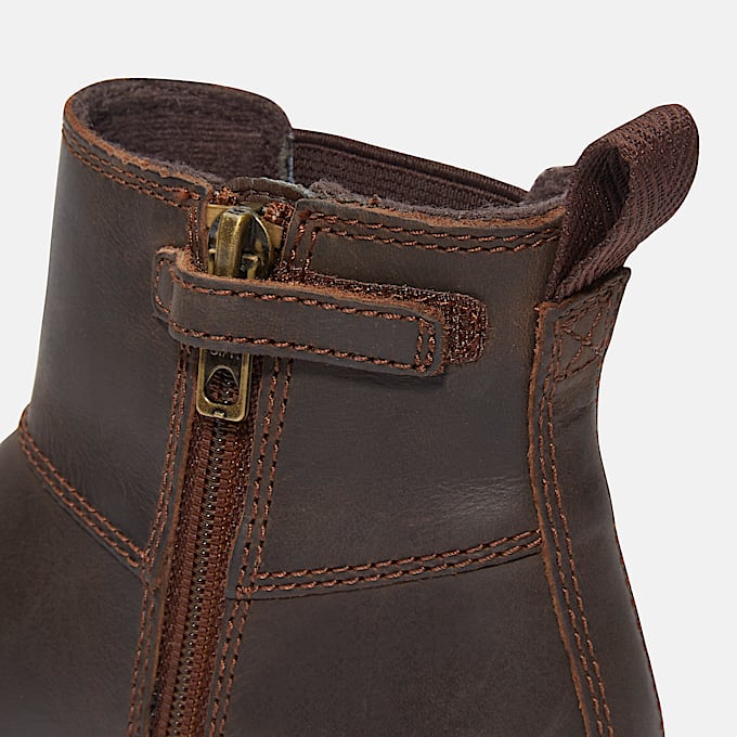 Courma Kid Chelsea Boot für Jugendliche in Dunkelbraun