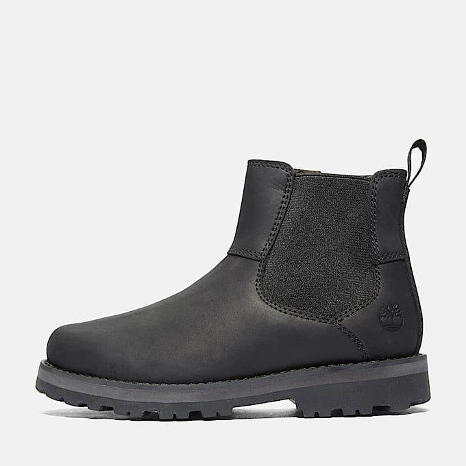 Courma Kid Chelsea Boot für Jugendliche in Schwarz
