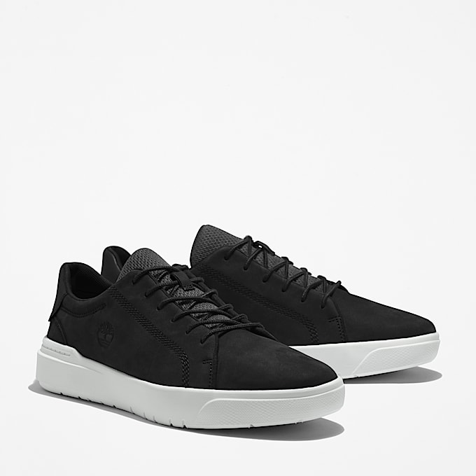 Seneca Bay Low Lace Up Trainer for Men in Black