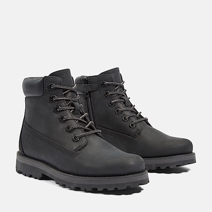 Botas con cordones Courma Kid para niño (de 30,5 a 35) en negro