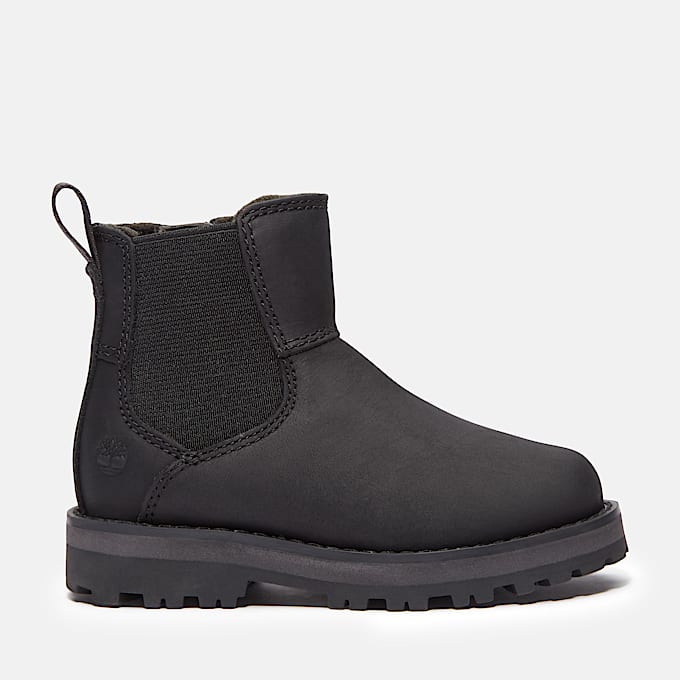 Courma Kid Chelsea Boot for Toddler in Black - 1