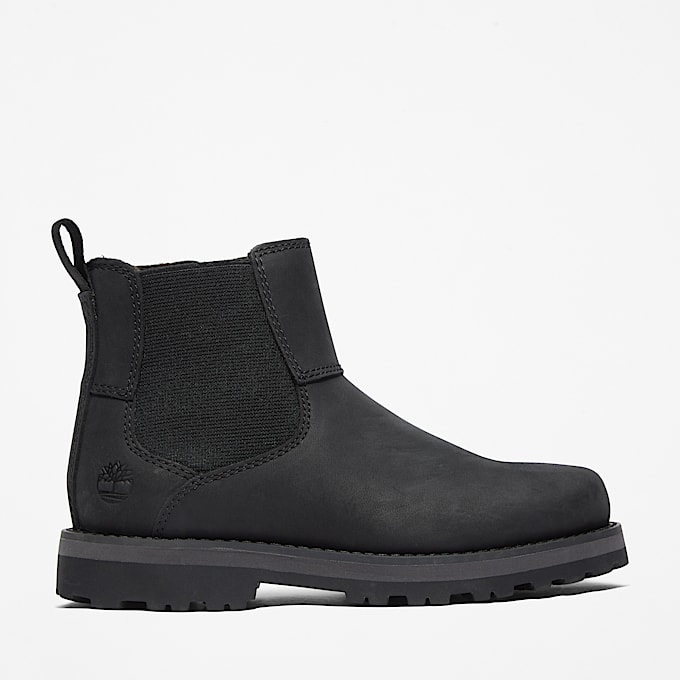 Corma Kid Chelsea Boot for Junior in Black - 1